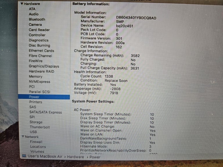 MacBook Air 13 late 2010