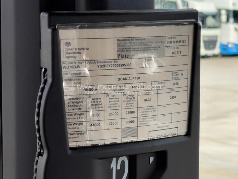 2020 (70) SCANIA P450 XT 6X2 MILK TANKER DRAWBAR OUTFIT