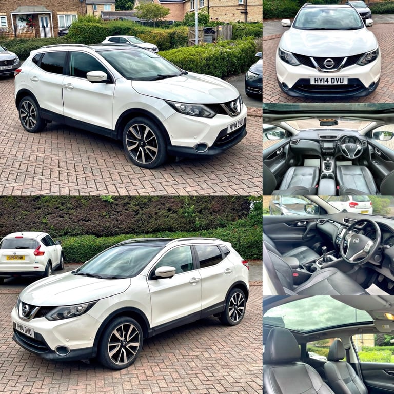 image for 2014 NISSAN QASHQAI TEKNA 1.5 DCI START/STOP DIESEL WHITE SUV J11