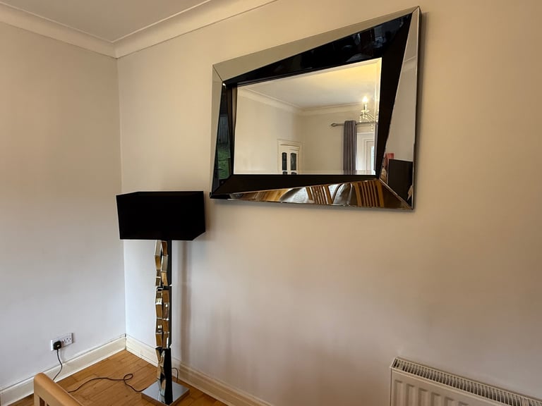 Tall designer pagazzi mirrored lamp 