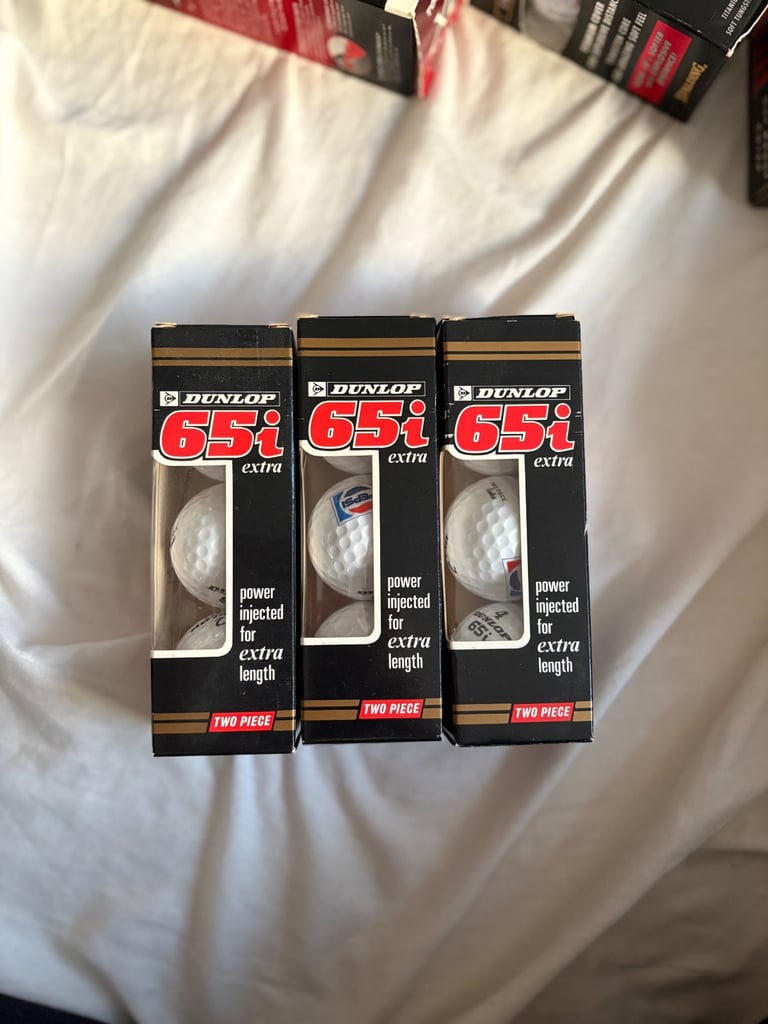 Dunlop 65i golf balls