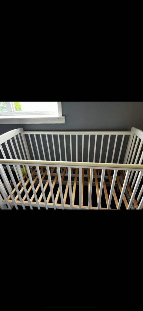 Baby cot, next to me , Moses basket. Baby chair. 