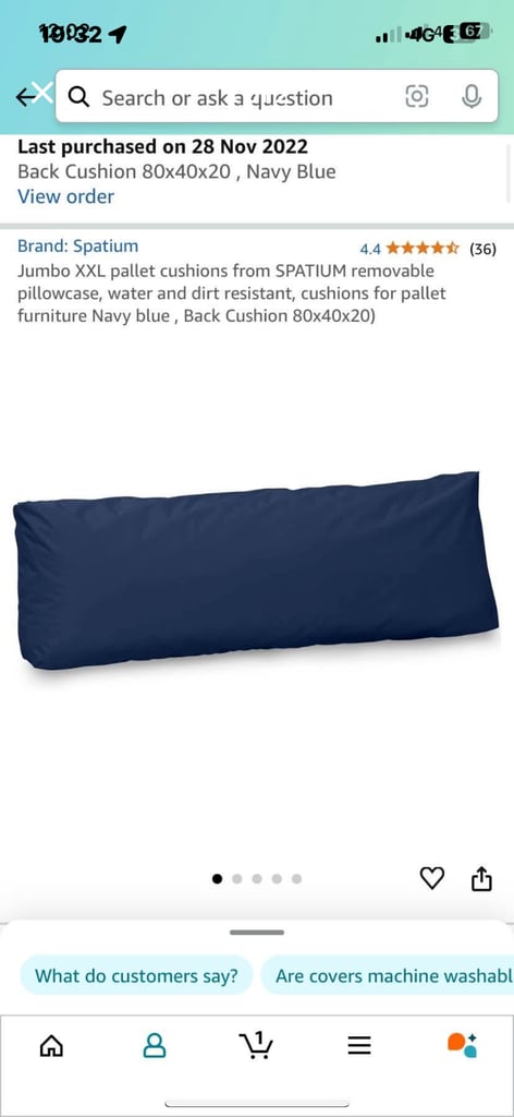 Cushions for pallet furniture 