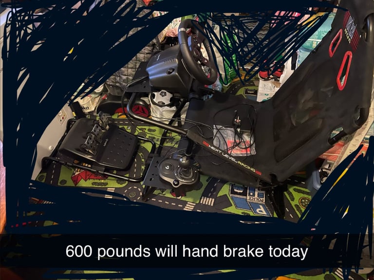 image for Logotek Xbox stearing wheel and hand brake 