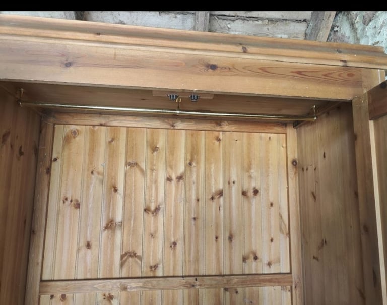 image for Large pine wardrobe 