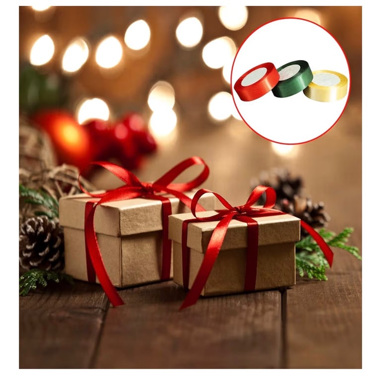 Ribbon for Gift Wrapping( brand new) 3pcs