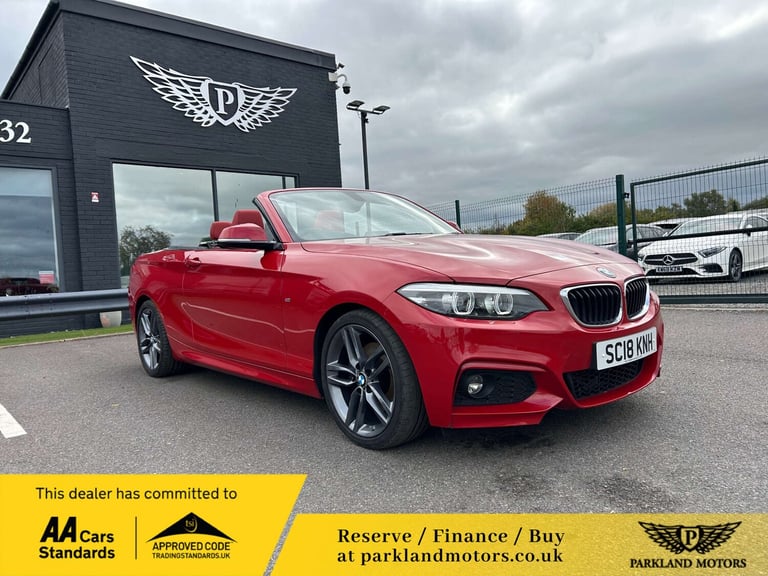 2018 BMW 2 Series 2.0 220D M Sport 2dr Convertible Diesel Manual