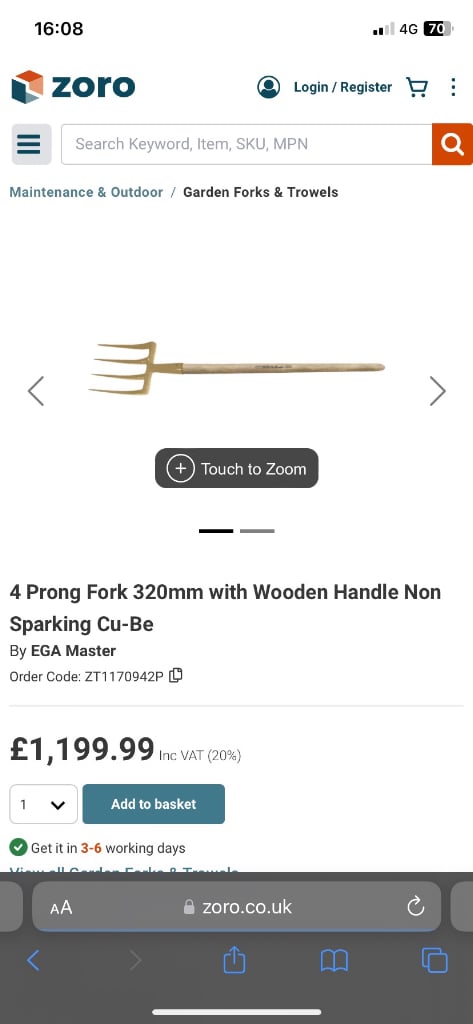 4 prong fork