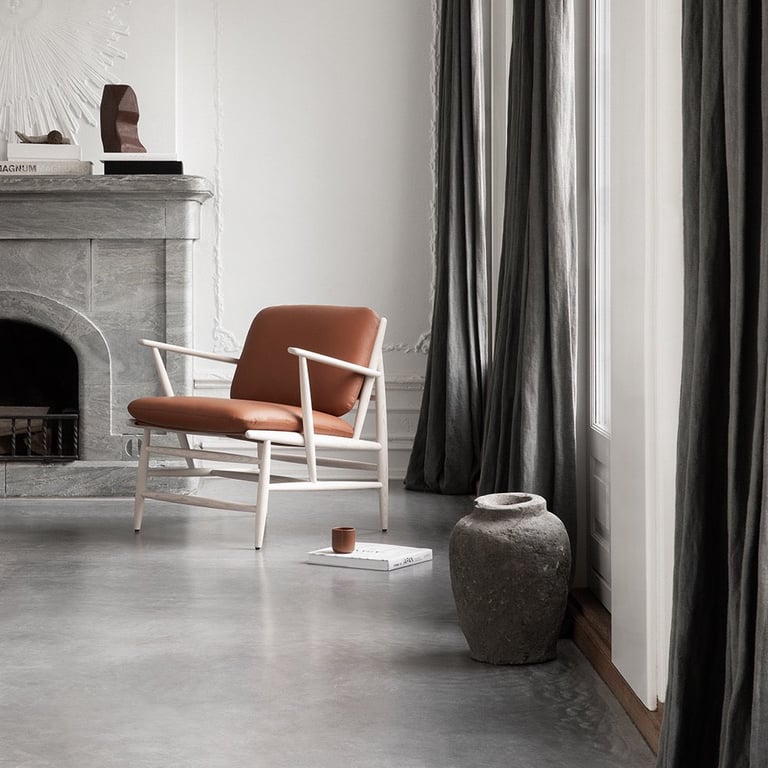 NEW Ercol Von Ash and Leather Armchair - Brand New - FREE LONDON DELIVERY