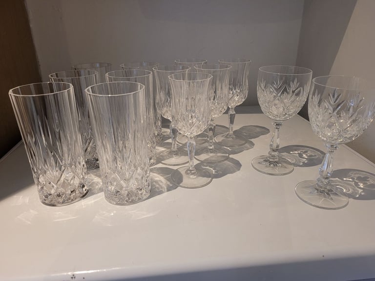 Cut Lead Crystal Glasses