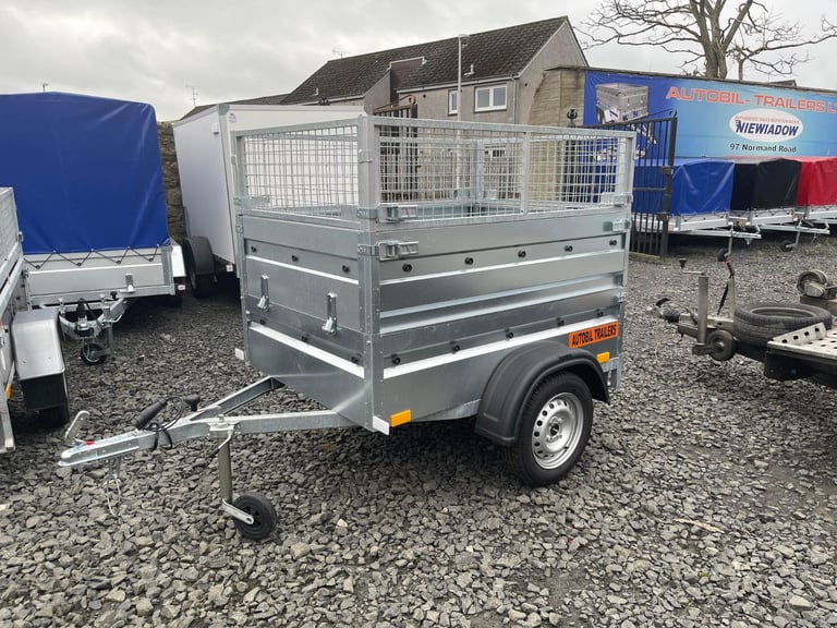 BRAND NEW 5ft X 4ft DOUBLE BOARDSIDE TRAILER WITH 40CM MESH
