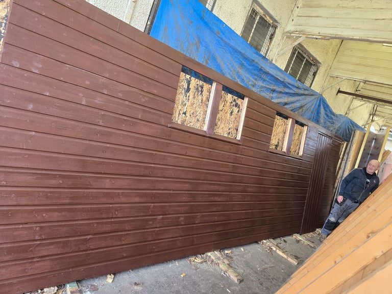 image for 19ft plus x 10ft plus Timber Garage 