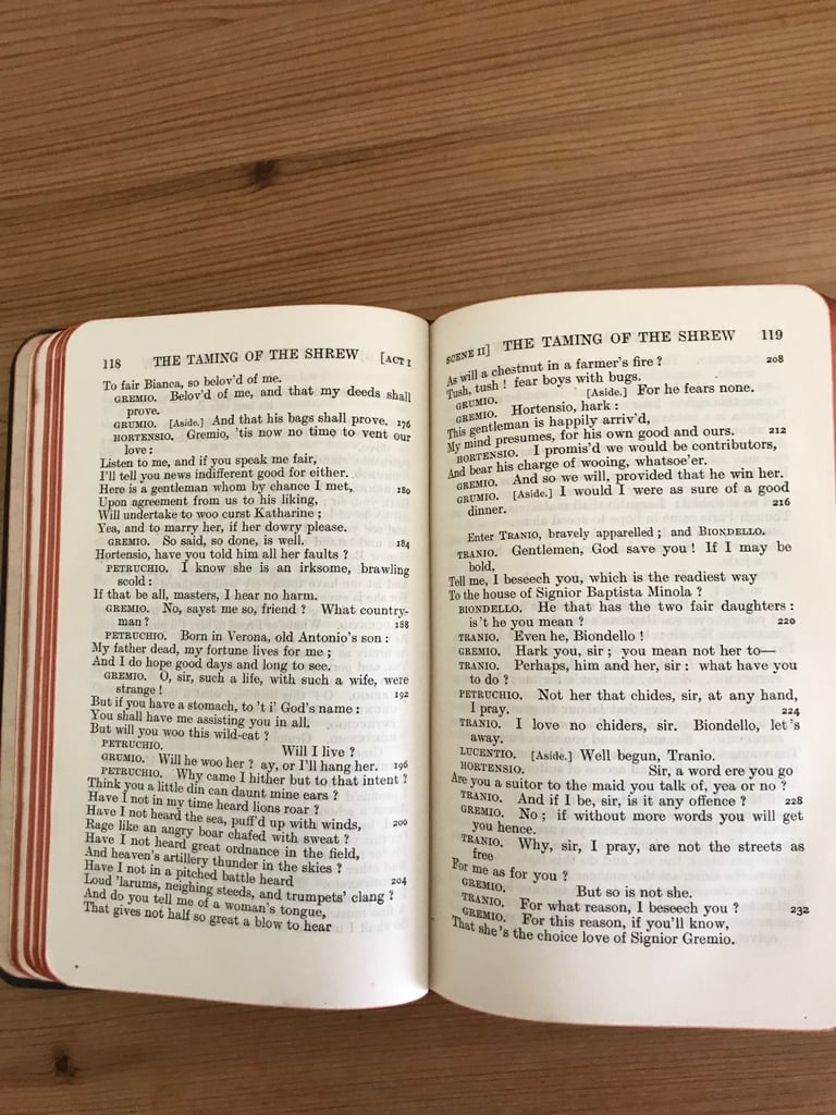 REDUCED NOW £10 The Works of Shakespeare Volume 3 Published Oxford University Press 1910