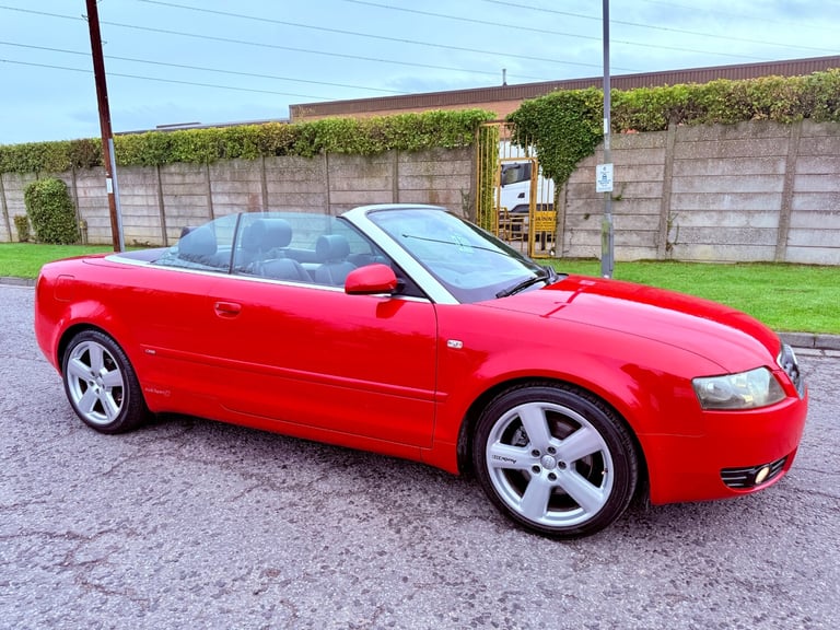 image for 2005 05 AUDI A4 CABRIOLET 1.8T S LINE PETROL AUTOMATIC FULL HISTORY SMART LOOKS