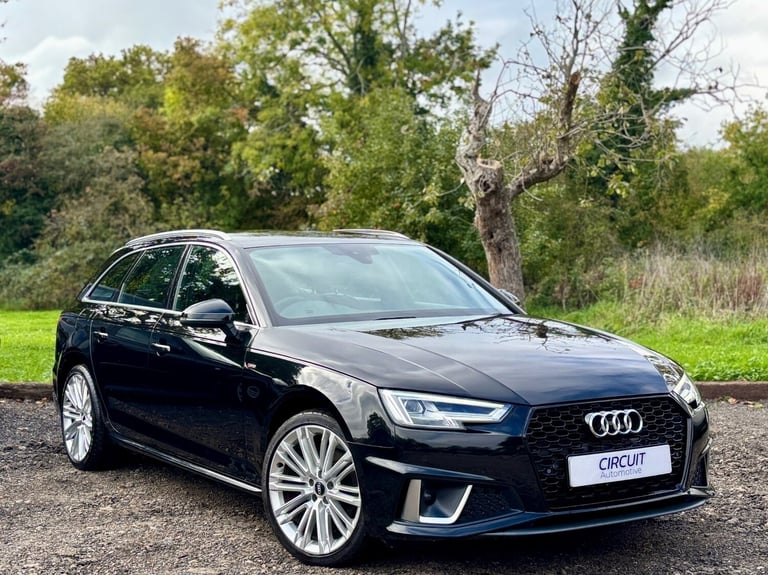 image for 2019 Audi A4 2.0D 35 TDI S Line S Tronic Automatic Black Estate Diesel ULEZ FSH ESTATE Diesel Aut...