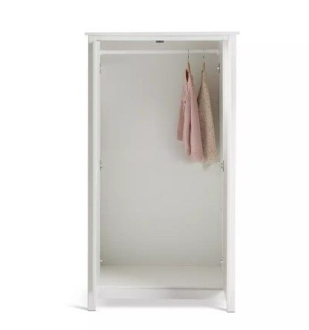Habitat Kids Ronnie Short 2 Door Wardrobe - White (446/4714)