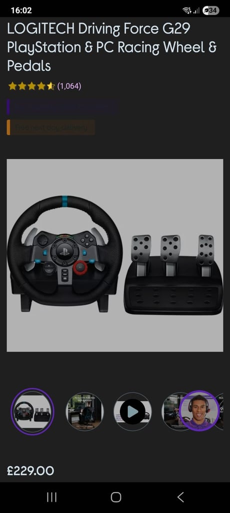 Playstation steering wheel