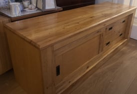 image for Solid wood sideboard & small unit 