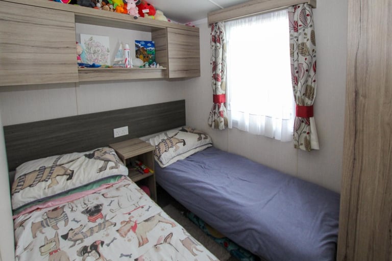 Swift Loire 2017 static caravan sited at Homing Park, Whitstable, Kent. DG/CH