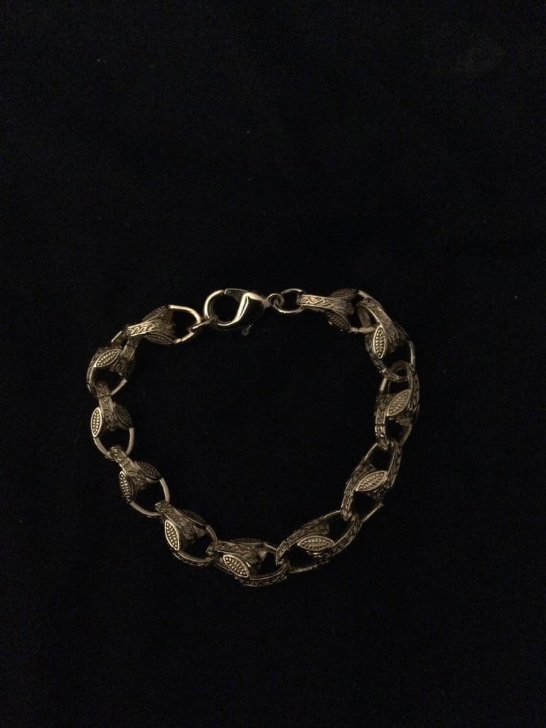 Gold plated tulip bracelet 