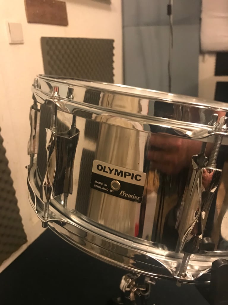 Vintage Premier Olympic 1005 Snare (early 70s - restored to mint condition)