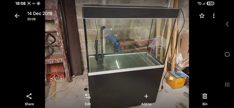 Fluval 450 liter aquarium 