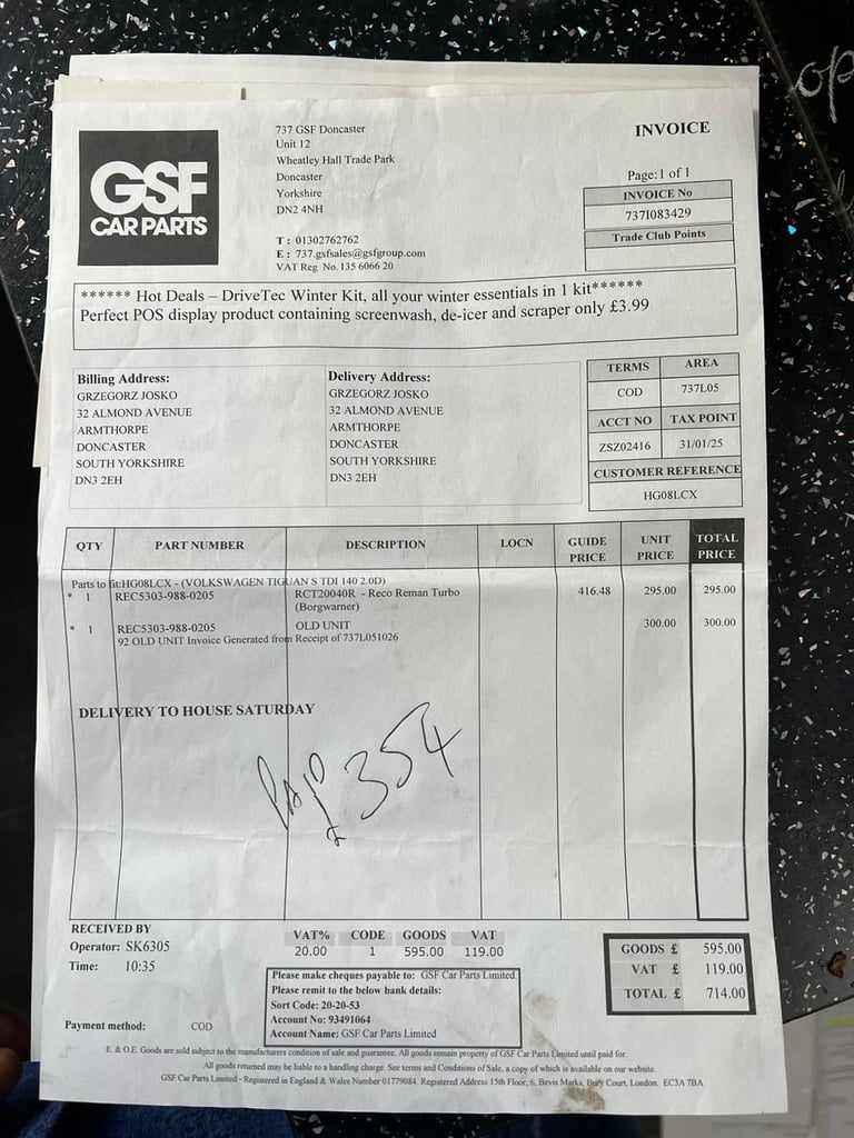 Volkswagen, TIGUAN, Estate, 2008, Manual, 1968 (cc), 5 doors