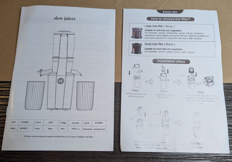 Fyenkfar Cold Press Juicer – Pure Nutrition in Every Glass!