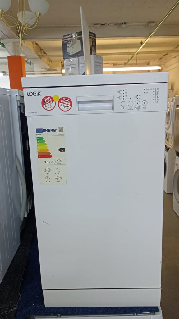image for £150 Logik Slimline Freestanding Dishwasher