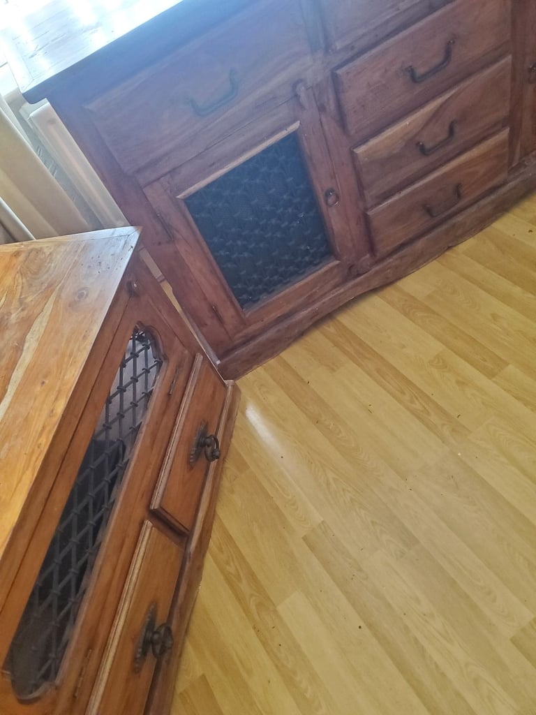 image for Beautiful solid wood sideboard and tv unit