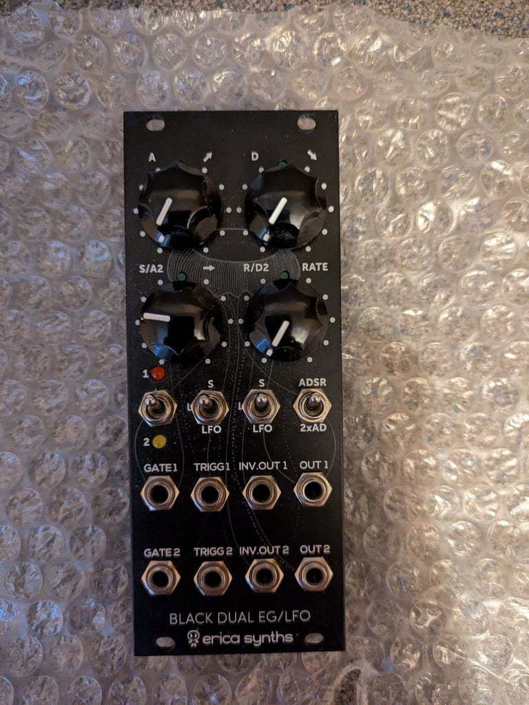 image for Erica synths black dual Eg/lfo - eurorack modular 