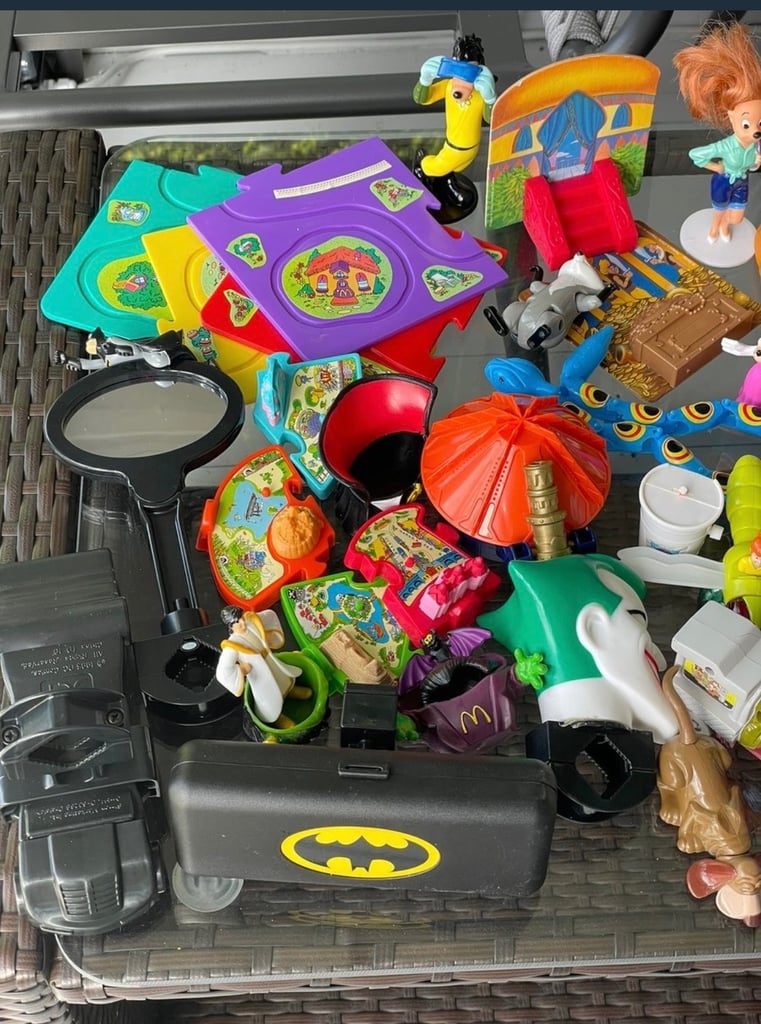 Approx 80 retro McDonald toys