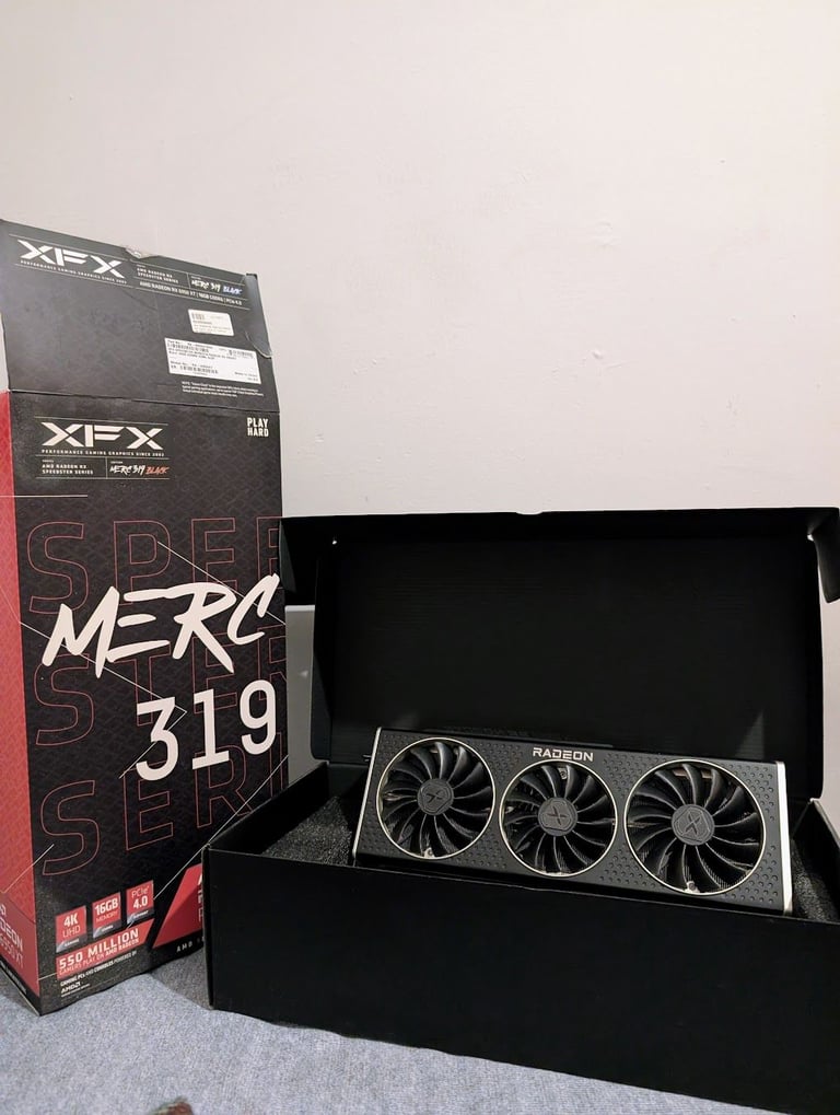 image for Radeon™ RX 6950 XT - XFX Speedster MERC 319 - Black Edition 16GB GDDR6 GPU - 4K