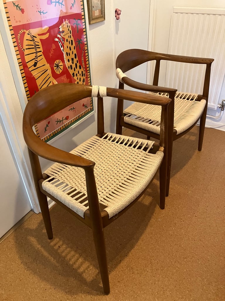 Two flawed yet beautiful mcm chairs