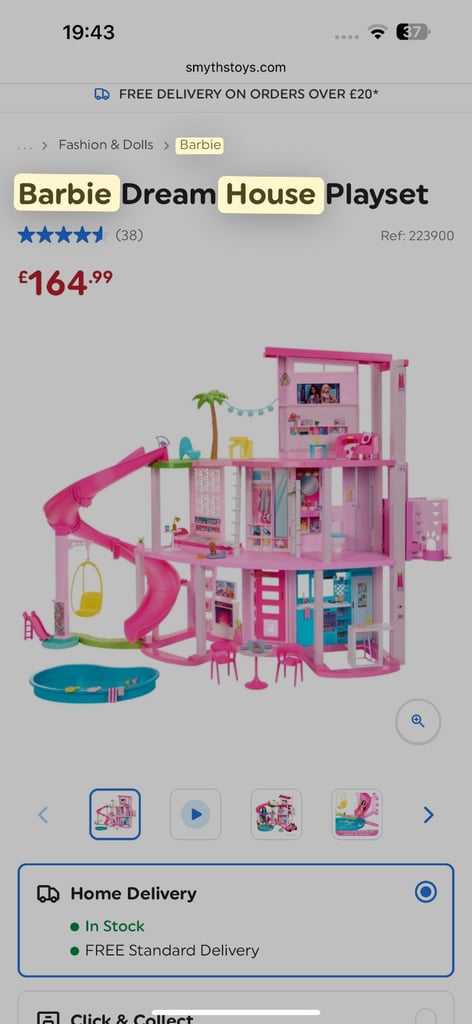 image for Barbie Doll House
