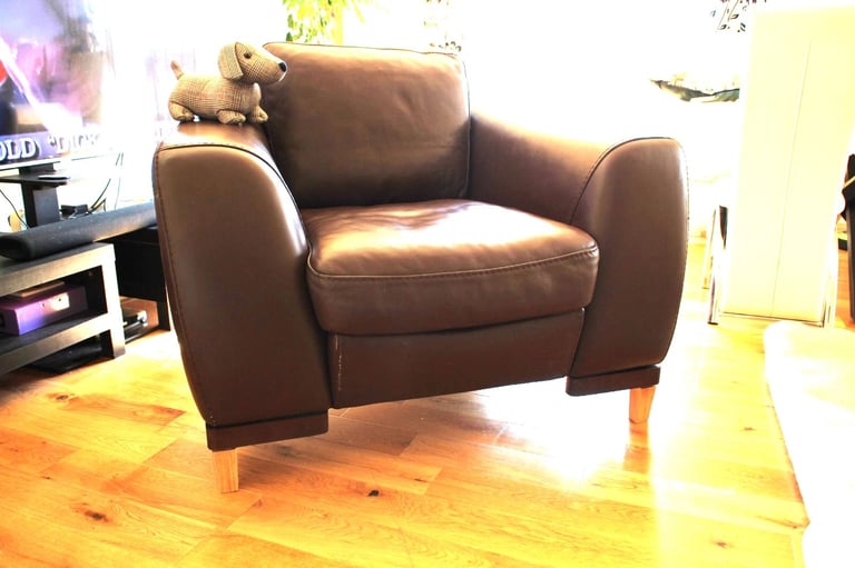 image for Incanto Italian Leather Club Chair - Divani Range