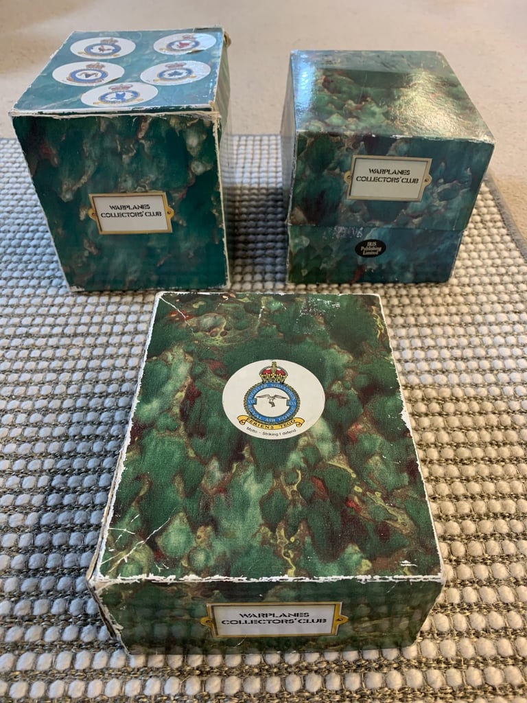 image for Warplanes collectors club 3 boxes