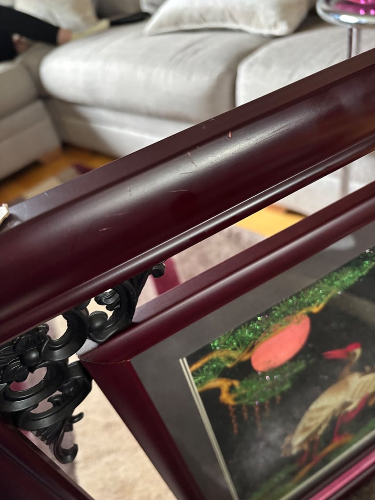 Chinese picture and frame 