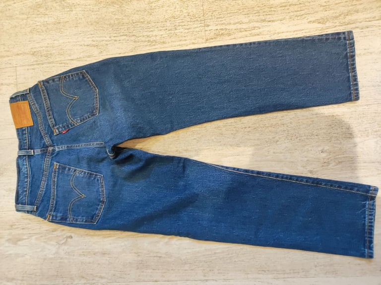 Levi's 501 Rolled Short Donna – Corti In Denim A Vita Dritta, Stile Vintage Con Effetto Consumato