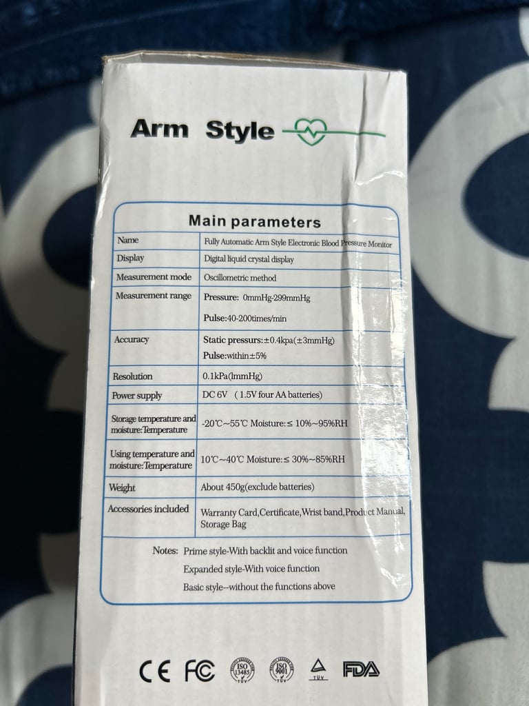 Nearly New Omron M3 Comfort Blood Pressure Monitor