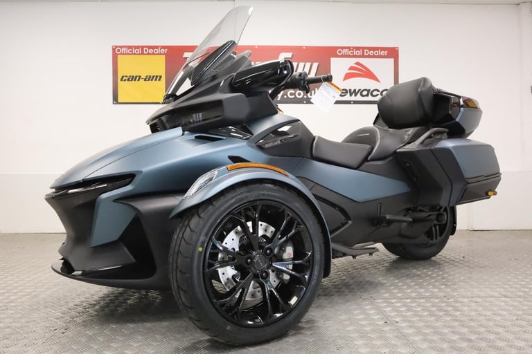 2025 Can-Am Spyder RT Limited Trike Mineral Blue Satin - IN STOCK NOW 