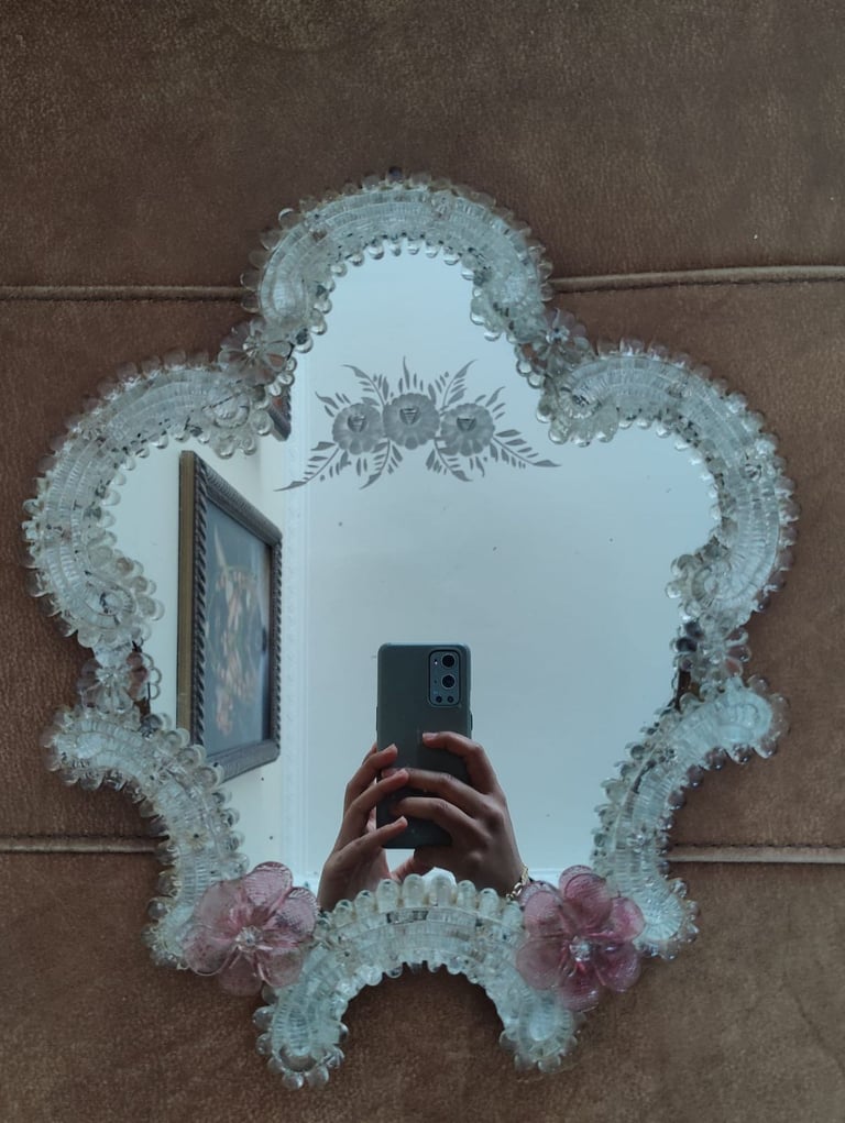 image for Venetian Murano Glass Mirror (Antique)