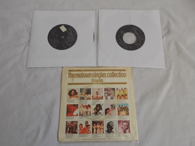 Selection 15x TAMLA MOWTOWN 7” Vinyl Singles Jackson Diana Ross Marvin Gaye