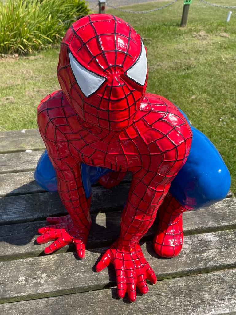 Fibreglass Resin Spider-Man Sculpture
