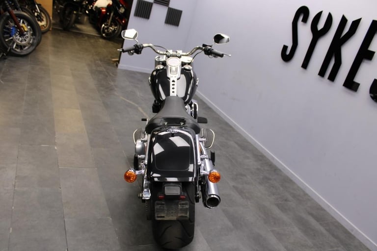 2018 Harley-Davidson FLFBS Softail Fat Boy 114 in Black Tempest