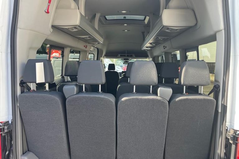 2025 Ford Transit 460 Leader L4 H3 ELWB High Roof 17 Seat Minibus RWD 2.0 EcoBlue 165ps, FRON Min...