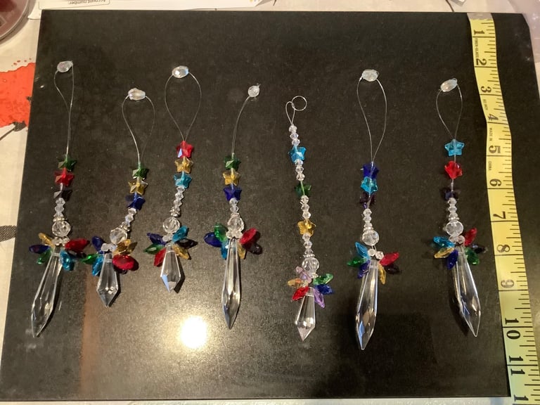 BESPOKE ANGEL 😇 sun catcher/charm and FREE gift 🎁 bag. STUNNING hung anywhere. 