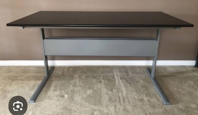 image for IKEA FREDRIK Black-brown Desk in Great Condition