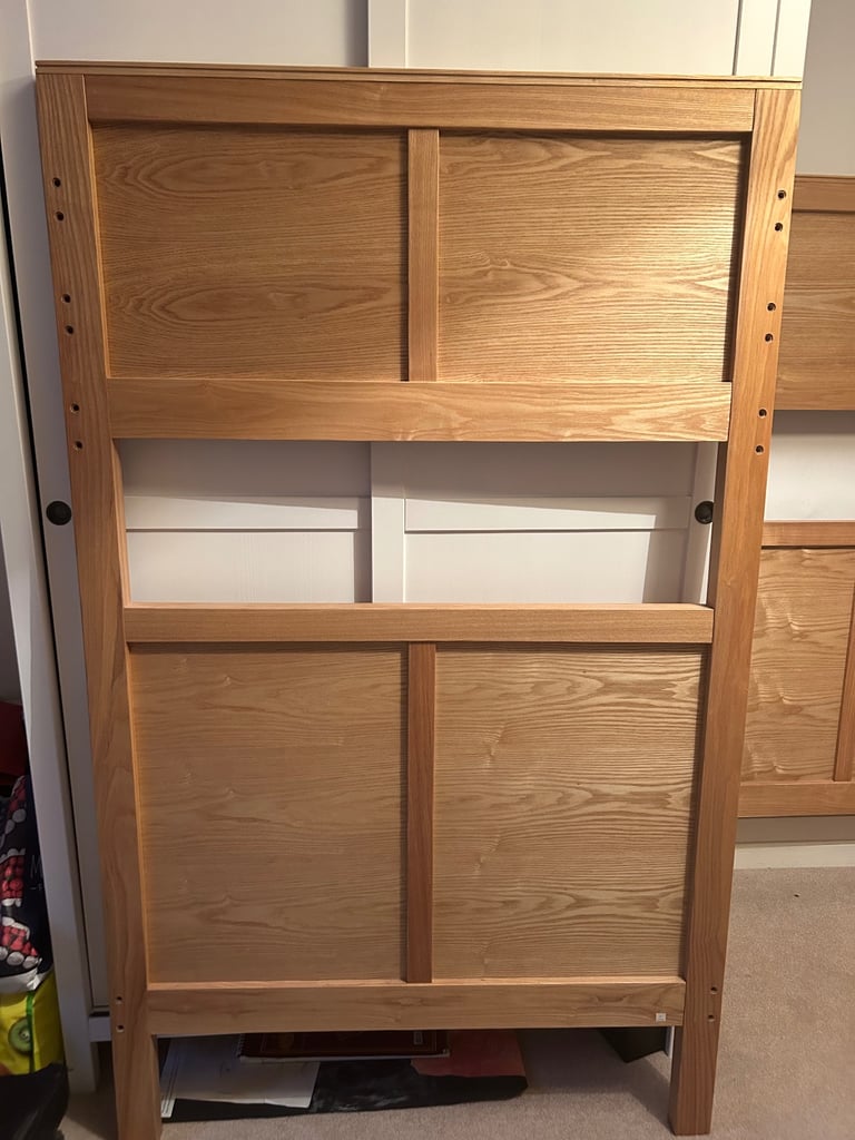 Feather and Black Solid Oak bunk bed 