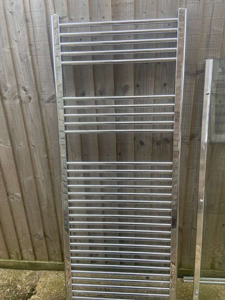 image for Chrome bathroom radiator
